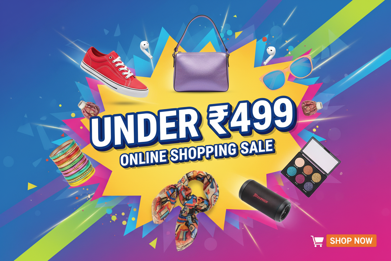Under ₹499 Promotional Banner