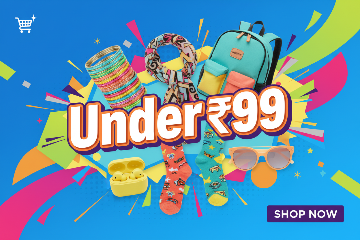 Under ₹99 Promotional Banner